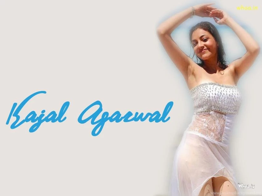 Kajal Aharwal In Wet White Maxim Hd Wallpapers