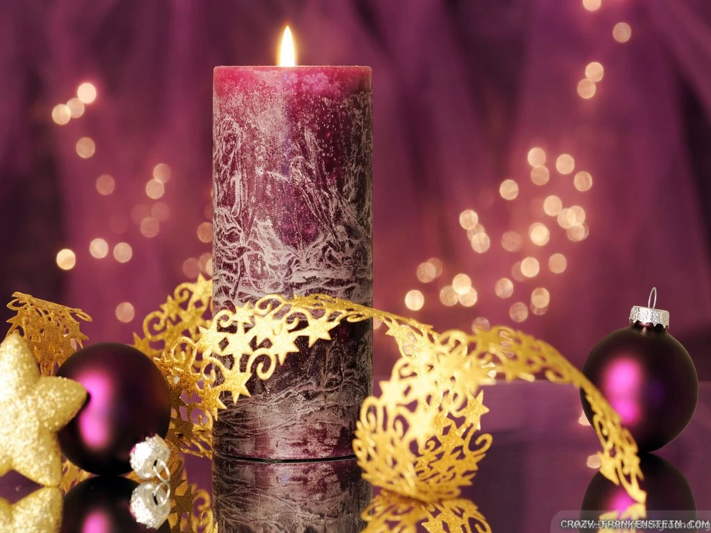 Christmas Candles Wallpapers 2 Crazy Frankenstein