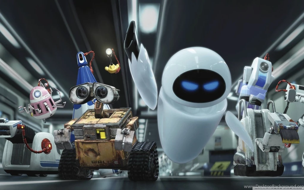Wall E And Eve HD Desktop Wallpapers : High Definition : Mobile