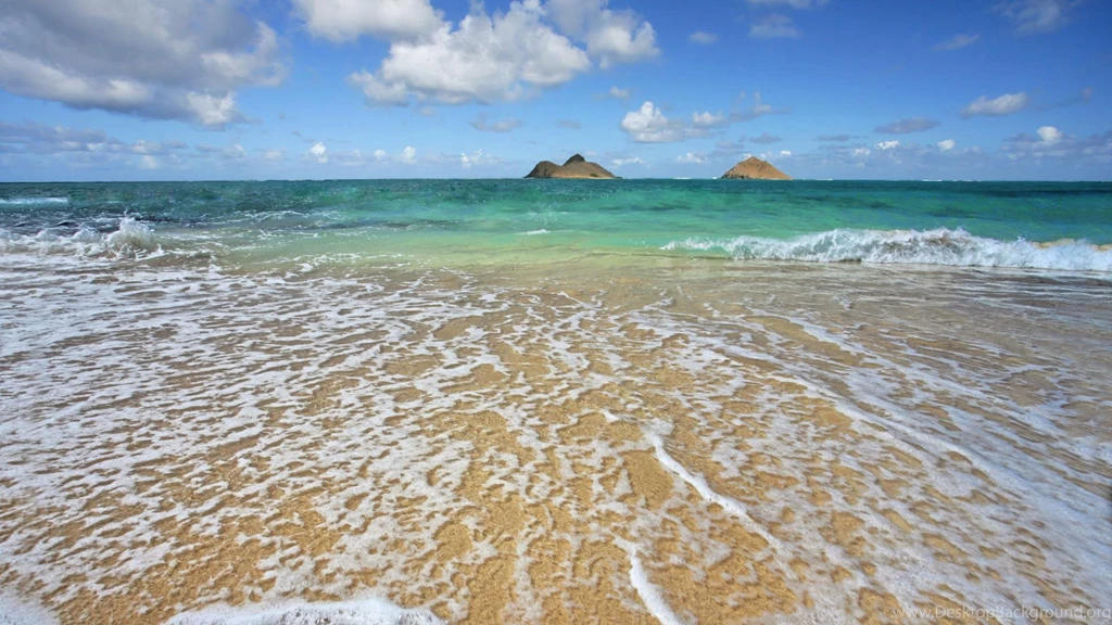 Desktop, Backgrounds, Wallpaper, Hawaii, Lanikai, Beach, Shoreline ...
