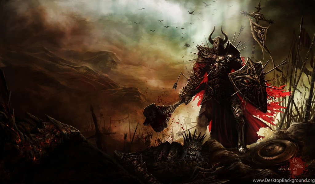 Fantasy Art, Barbarian, Artwork, Diablo III, Warriors :: Wallpapers