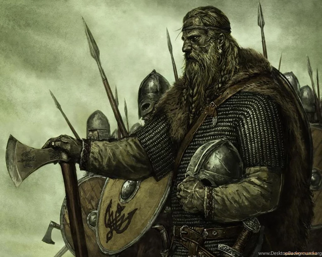War, Army, Vikings, Weapons, Barbarian, Warband :: Wallpapers