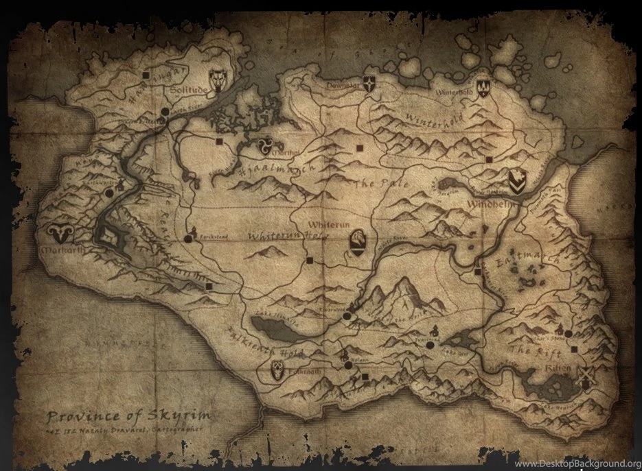 map of skyrim elder scrolls v The Elder Scrolls V Skyrim Screenshot Map By Icedragon Io On map of skyrim elder scrolls v