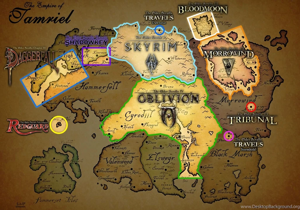 Elder Scrolls Online Skyrim Map