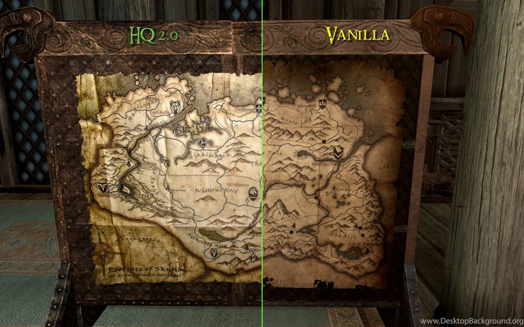 HQ Skyrim Map V2 At Skyrim Nexus   Mods And Community