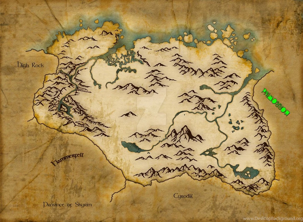 Skyrim: World Map WIP By SirBedwyr On DeviantArt