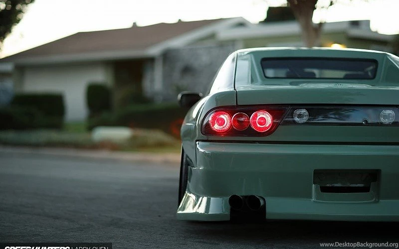 Nissan 240SX S13 Tuning Lowrider Lights Bokeh Free Desktop ...