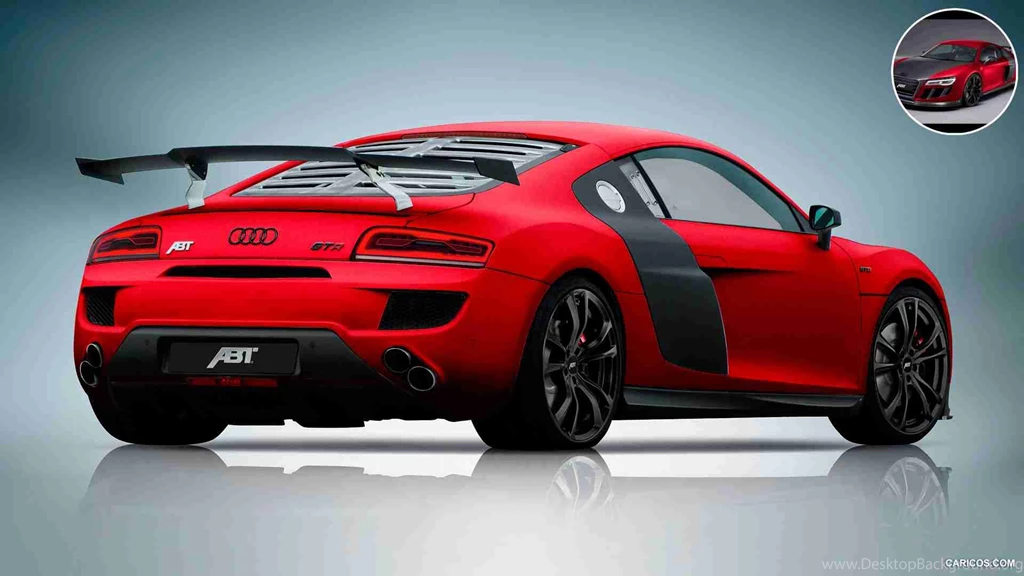2013 ABT Audi R8 GTR Red Rear