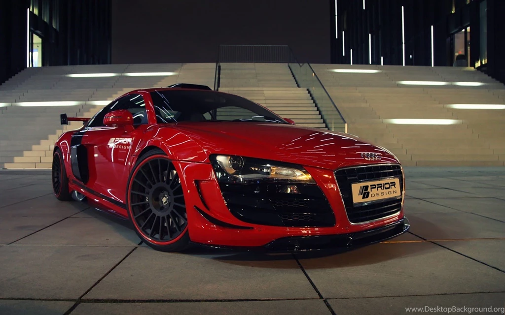Audi R8 Red Car HD Wallpapers