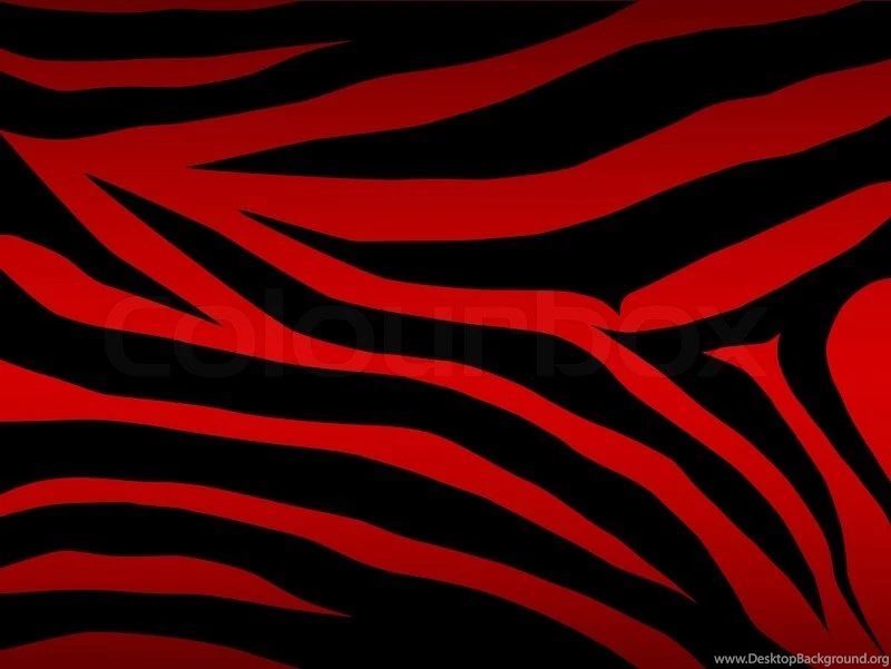 Vector Zebra Backgrounds In Red