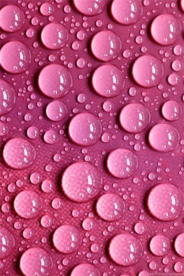 Pink Water Drop Wallpapers For Android