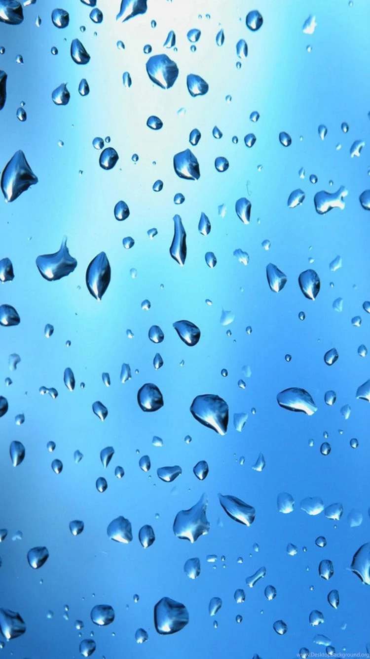 Blue Water Drop 01 iPhone 6 Wallpapers