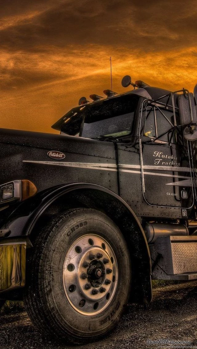 iPhone 5 Wallpapers 640X1136 Peterbuilt Truck