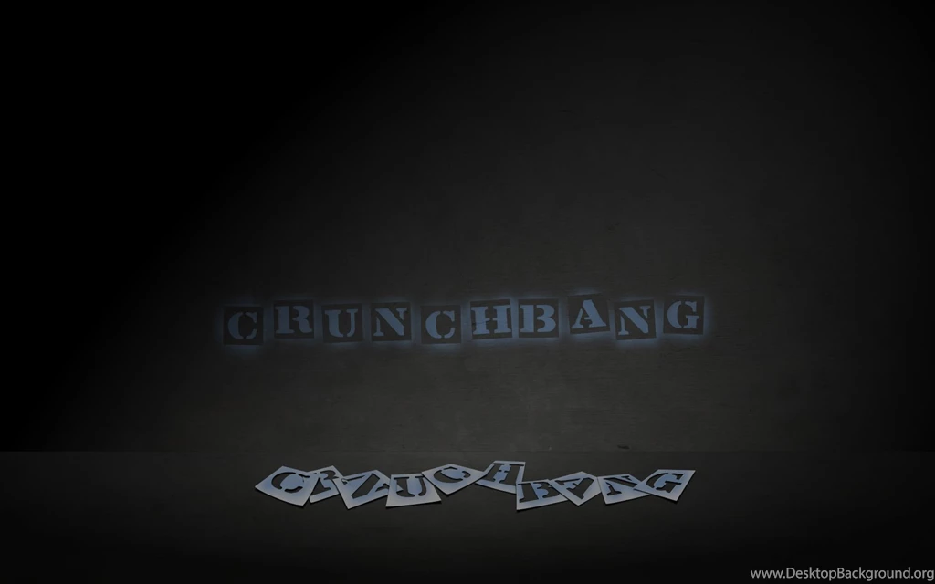 Crunchbang Wall Stencil Wallpapers (Page 1) / Artwork & Screenshots ...