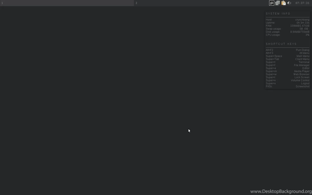 Linuxed   Exploring Linux Distros: Light Linux Series: CrunchBang ...