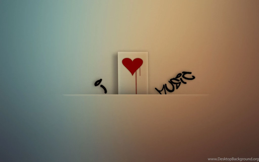 I Love Music HD Desktop Wallpaper Backgrounds Download
