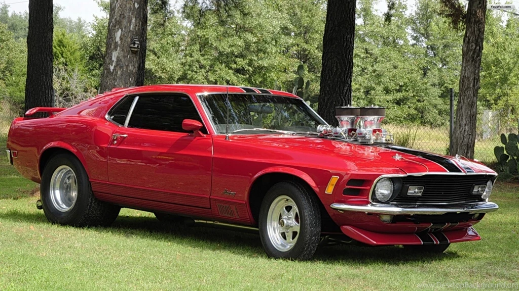 YouWall   Red Muscle Car Wallpapers   Wallpaper,wallpapers,free ...