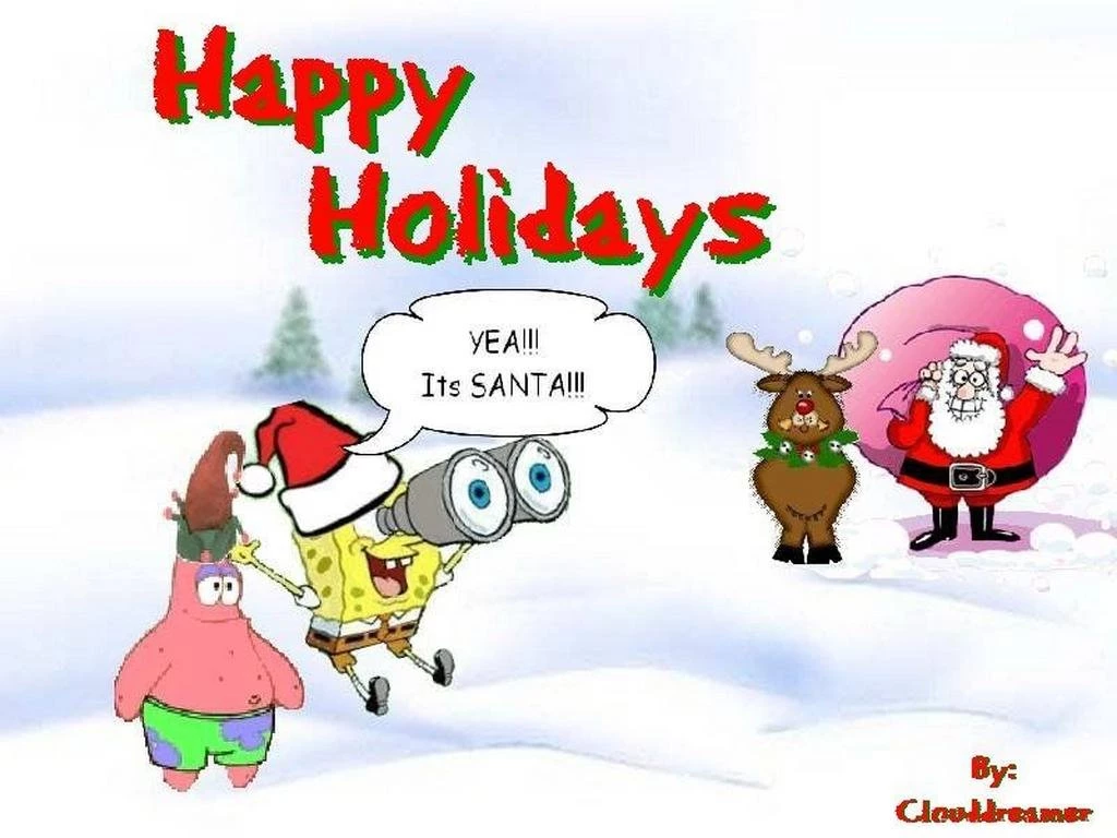 Spongebob Christmas Pictures Wallpapers High Definition