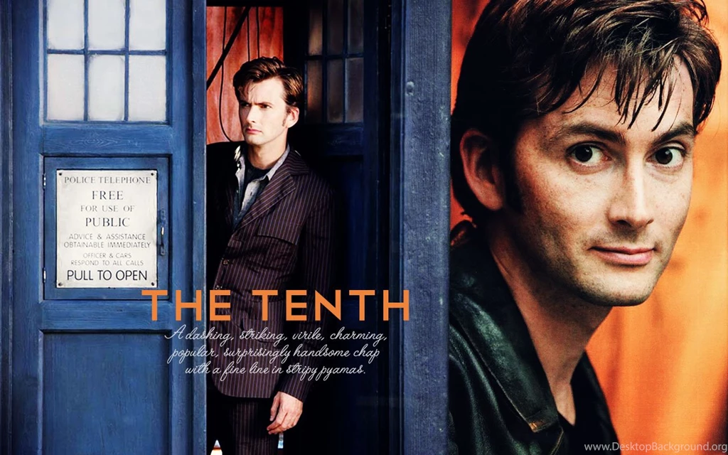 David Tennant Doctor Who Tardis Tenth Doctor Text Wallpapers ...
