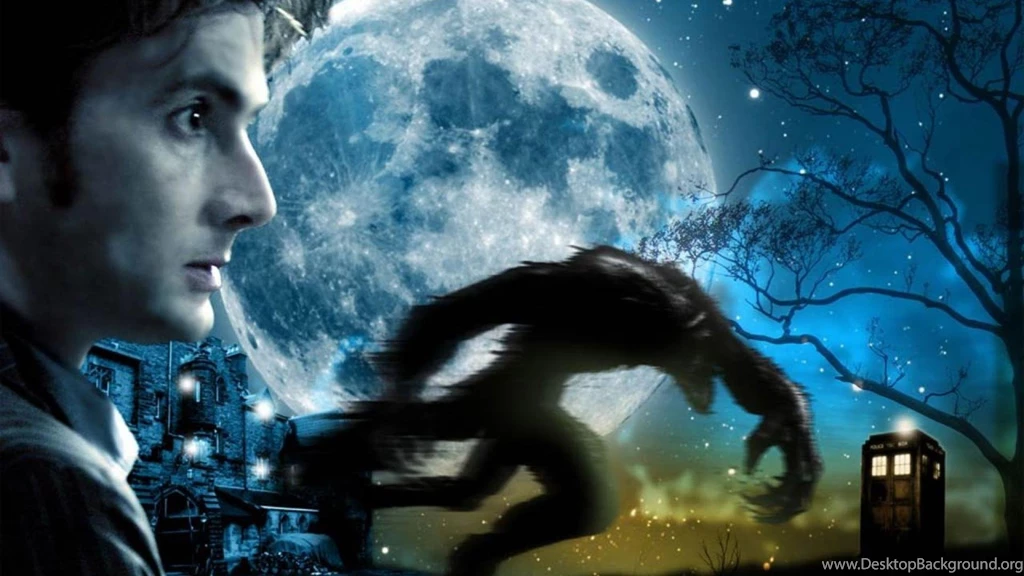 Moon Tardis David Tennant Doctor Who Tenth Wallpapers