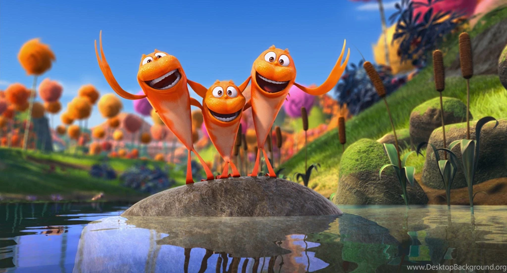 The Humming Fish From Dr. Seuss' The Lorax Movie Desktop Wallpapers