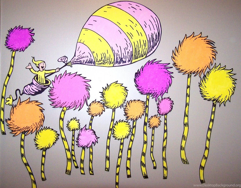 Dr Seuss Dr. Suess Theme Wallpapers Wall Paper Art Sticker Mural ...