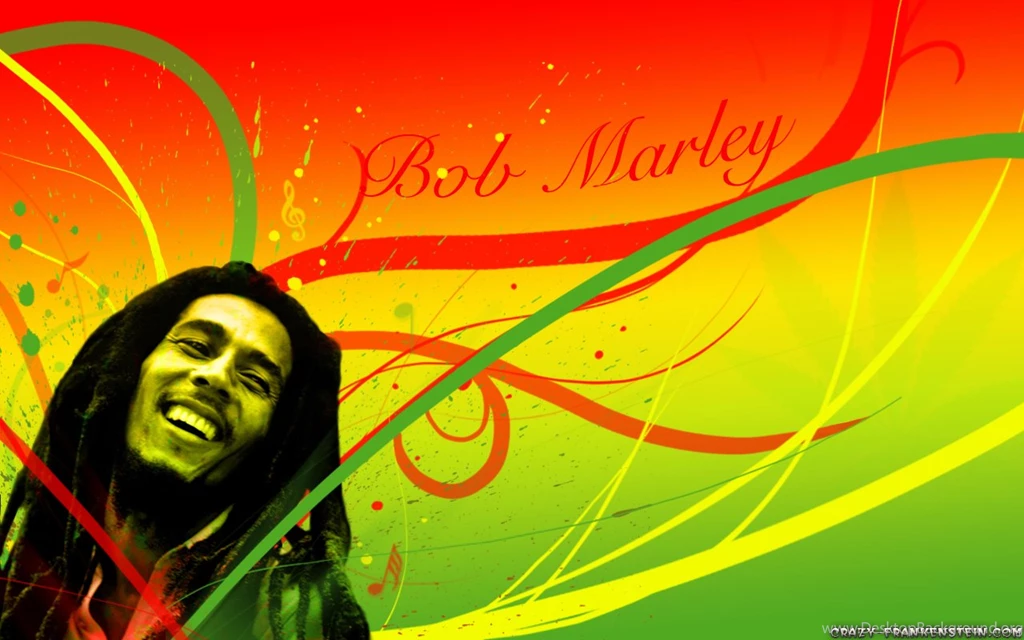 Bob Marley Lion Logo Wallpaper.