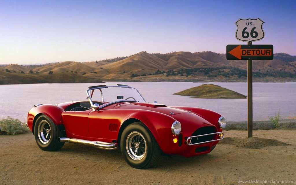 Cars Route 66 Ac Cobra Wallpapers