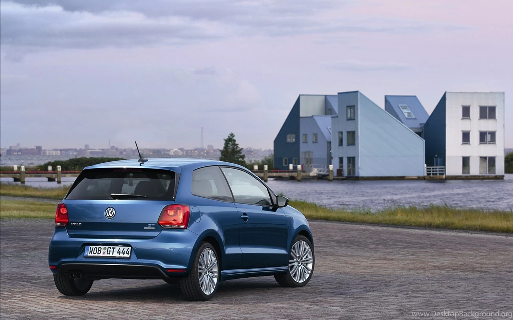 Volkswagen Polo Blue GT 2013 Widescreen Exotic Car Wallpapers