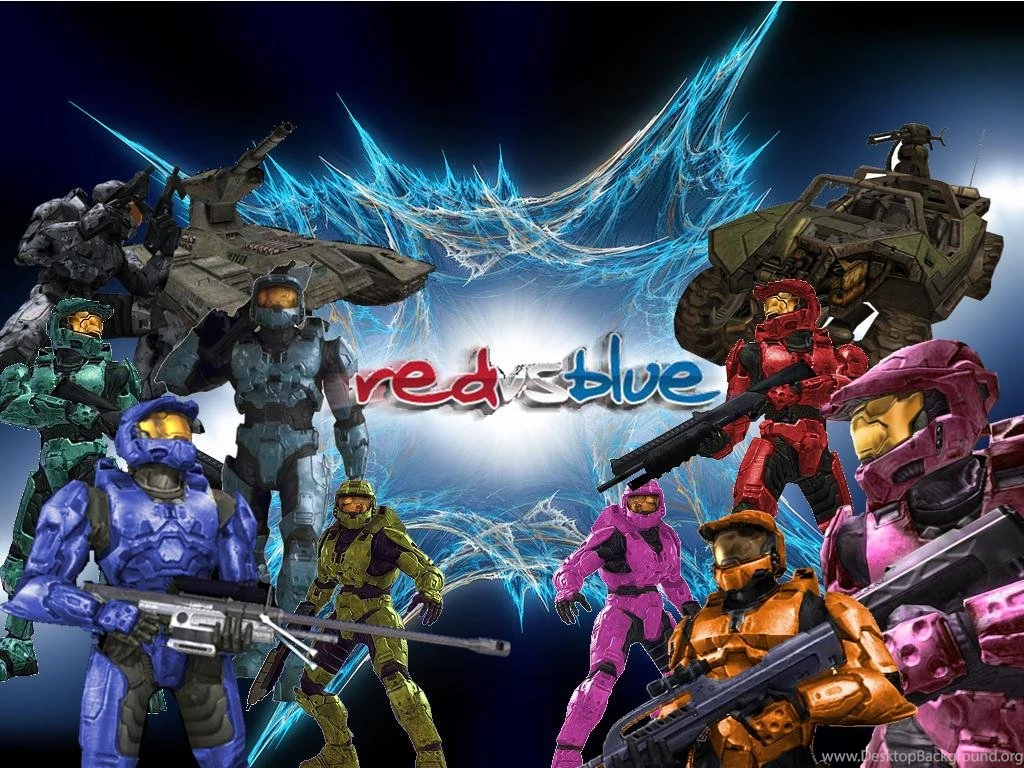 Red Vs Blue Wallpapers   Wallpapers Cave