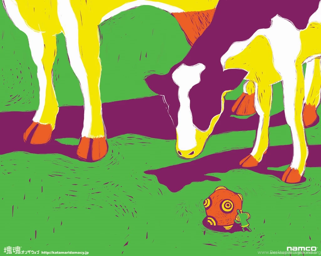Download Cows Katamari Wallpapers 1280x1024