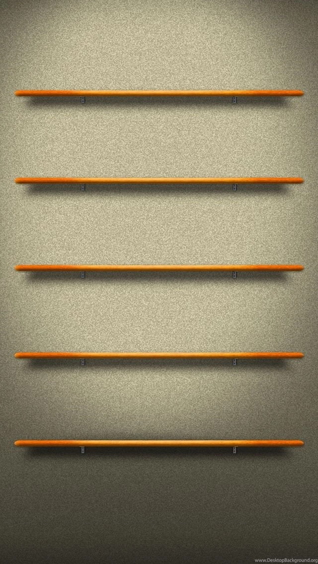 5 Shelves The iPhone Wallpapers