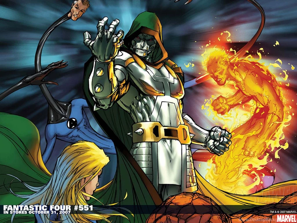 Dr. Doom Vs Fantastic Four Wallpapers (6344) Wallpaperesque