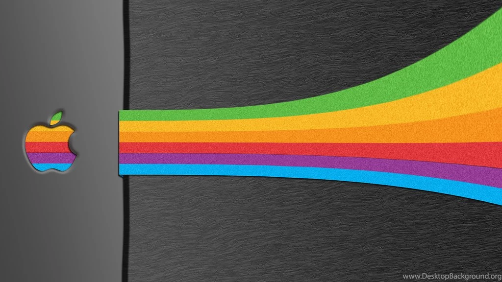 Retro Apple Striped Wallpapers