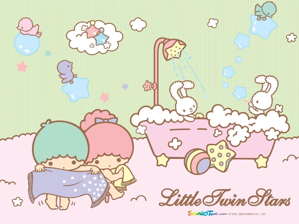 Wallpapers Little Twin Stars Par So Cute Dans Le Novembre 1024x768 ...