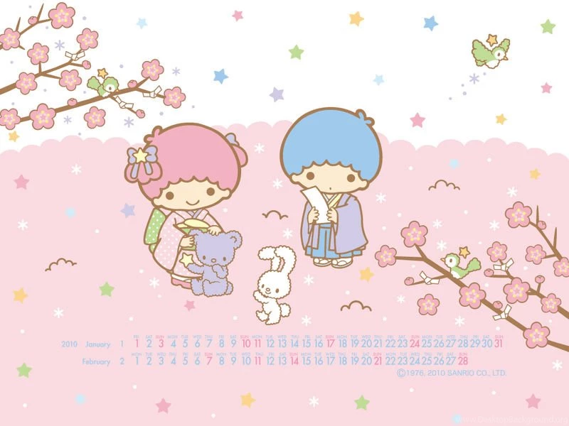 Little Twin Stars Wallpapers Desktop