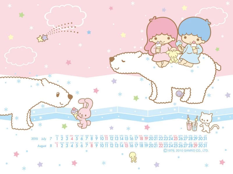 1024x768   Little Twin Stars Wallpapers (26467396)   Fanpop