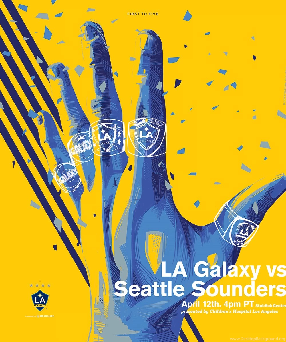 Galaxy Unveil Commemorative Match Poster For Seattle Sounders FC ...