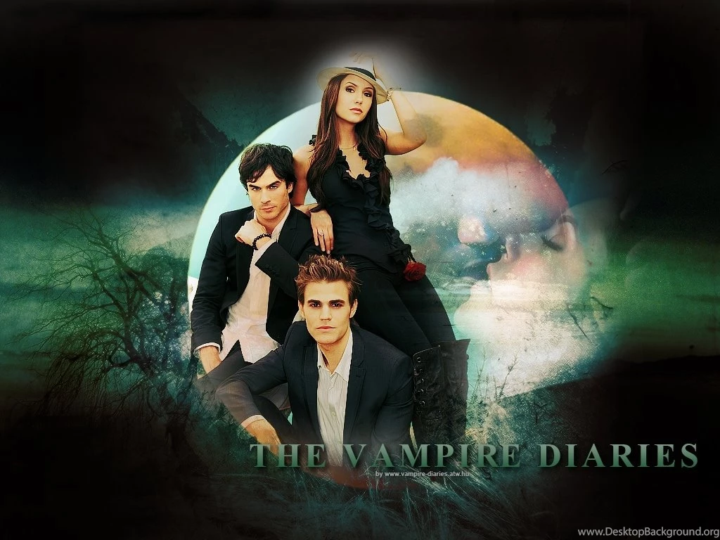 Image Wallpaper Tvd Triojpg The Vampire Diaries Wiki Wikia Desktop