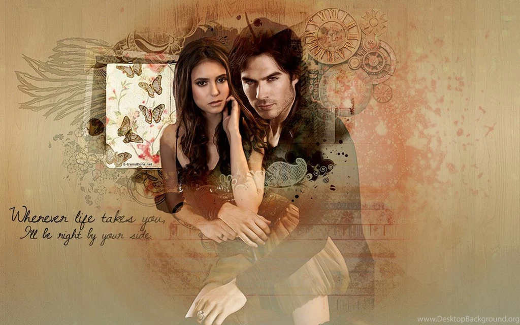 TVD Wallpapers   Delena By E transitions On DeviantArt