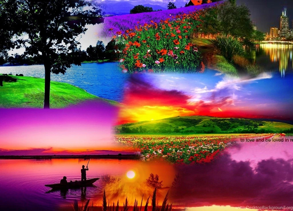 8C2D39 Color Wallpapers: COLLAGE BEAUTIFUL SCENIC SCENERY ...