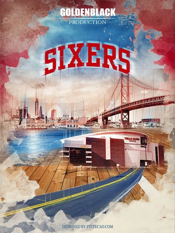 NBA Basketball Digital Art 7 Amazing Designs From Caroline ...