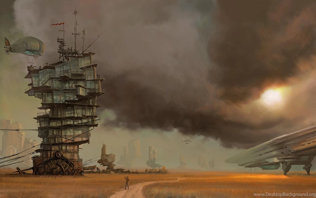 Steampunk Flying Ship