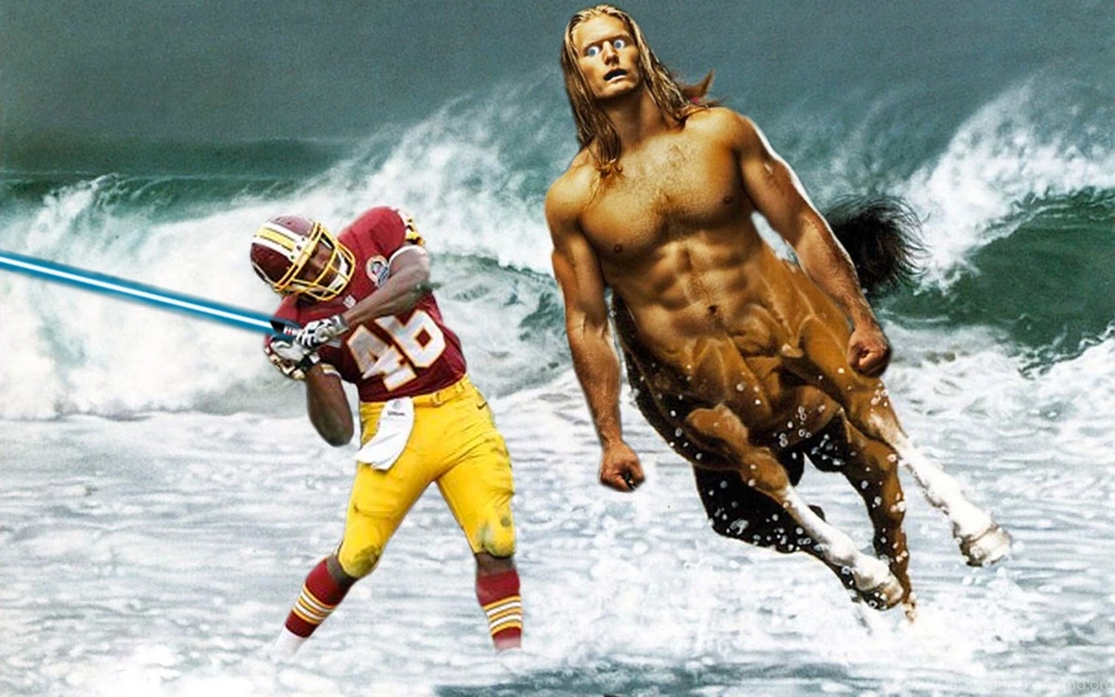 Alfred Morris Photoshops, Part I: Fighting Horse sized Clay ...