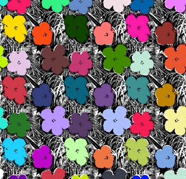 Andy Warhol Wallpaper: Flowers Full Spectrum At 1stdibs