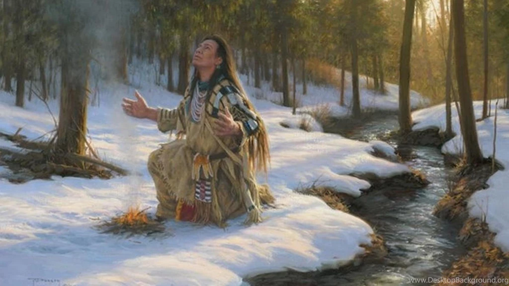 Native American Morning Sun Prayer Wallpapers (