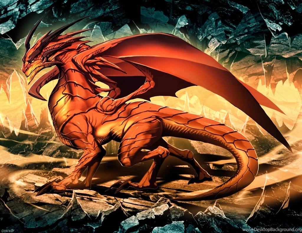 Red Carton Dragon Wallpapers From Dragons Wallpapers