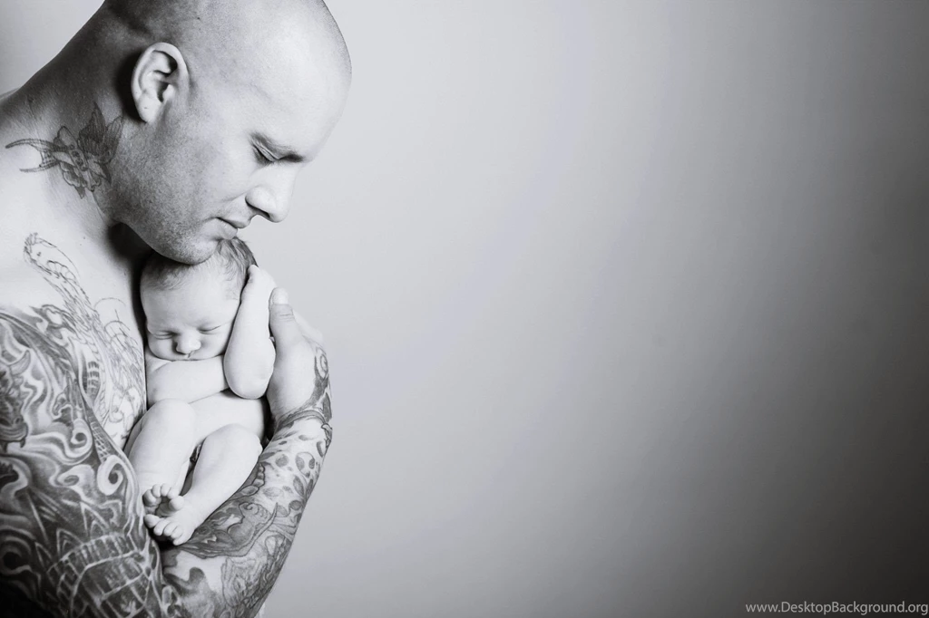 Father With New Born Baby Wallpapers