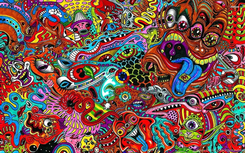 18+ Psychedelic Backgrounds, Wallpapers, Images