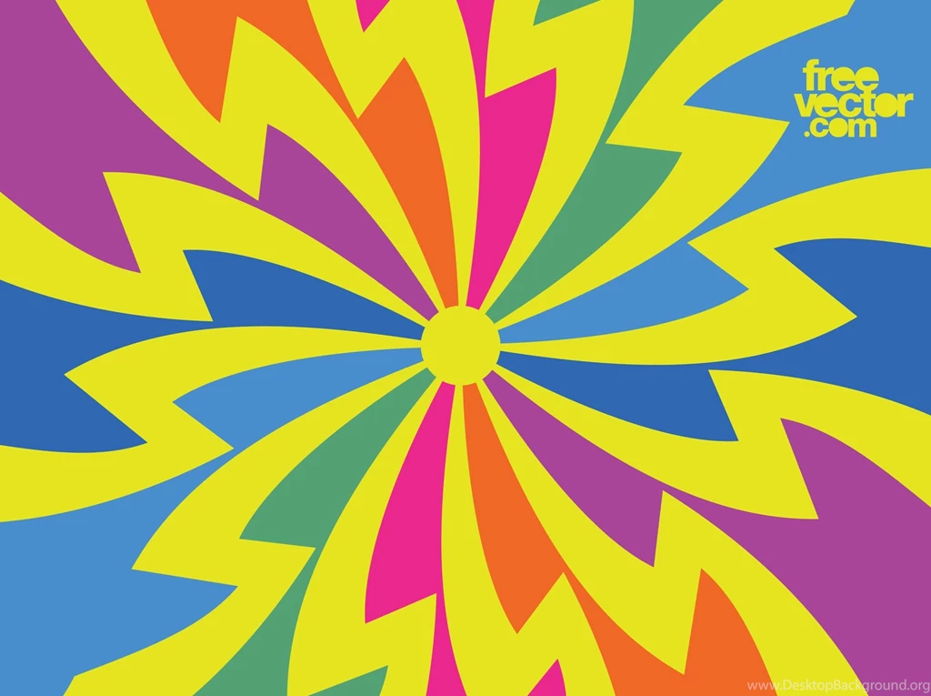 Psychedelic Backgrounds Vector Art & Graphics